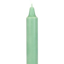Artikel Stabkerzen aus Naturwachs Smaragdgrün 250x23mm 4er-Set für Innenbereich