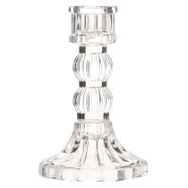 Artikel Glas-Kerzenhalter 12 cm transparent klassisches Design 2er-Set