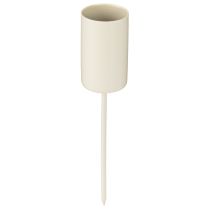 Artikel Stabkerzenhalter Metall am Stab Kerzenhalter Beige H11cm 4 St