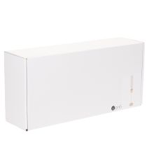 Artikel Kerzenhalter Glaszylinder Metallfuss 50 cm Taupe