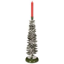 Artikel Kerzenständer Tannenbaum-Design Metall Grün 45 cm