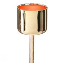 Artikel Stabkerzenhalter Rotgold Ø22mm H10,5cm mit Steckdorn 12er-Set