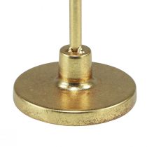 Artikel Stabkerzenhalter Gold Kerzenständer Metall H20cm