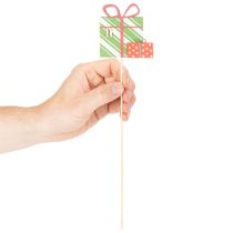 Artikel Pflanzenstecker Holz Geschenkpaket 31 cm 12-teilig