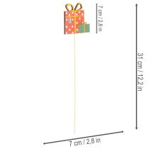 Artikel Pflanzenstecker Holz Geschenkpaket 31 cm 12-teilig