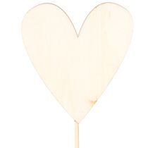 Artikel Dekostecker Herz aus Holz Danke schön 31 cm 12 Stück