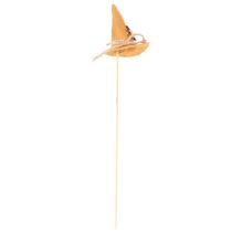 Artikel Dekostecker Hexenhut aus Filz in Herbstfarben 28 cm 12 Stück