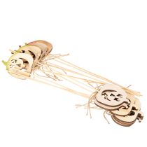 Artikel Dekostecker aus Holz Kürbis mit Gesicht 31 cm 12 Stück