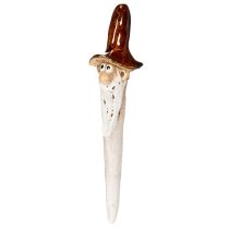 Artikel Deko-Gartenfigur Set aus Keramik Zwerg 16 cm 2-teilig für Pflanzkübel