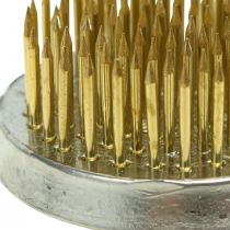 Artikel Blumenigel Rund Kenzan Ø 40 mm Messing Schwarz für Ikebana und Blumengestecke