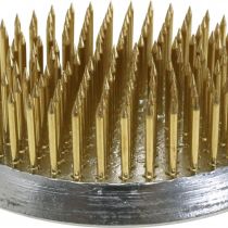 Artikel Runder Steckigel Kenzan Ø60mm aus Messing mit Gummischutz in Silber