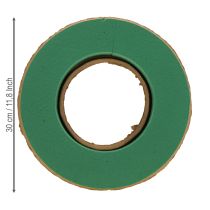Artikel Steckschaum Kranz Nasssteckschaum auf Karton Ø30cm 2 St