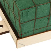 Artikel Steckschaum Ziegel Florette Eco mit Holz 10×10cm