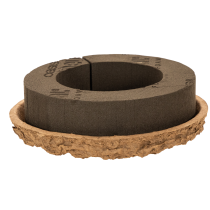Artikel OASIS® Renewal® Biolit® Steckschaumring mit Schale, 17 cm, schwarz, 2 Stück