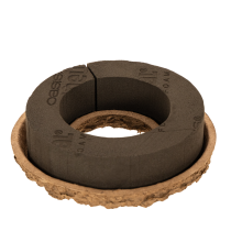 Artikel OASIS® Renewal® Biolit® Steckschaumring mit Schale, 17 cm, schwarz, 2 Stück