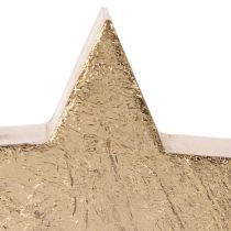 Artikel Deko-Sterne aus Holz Gold 10cm 3er-Set für Innenbereich