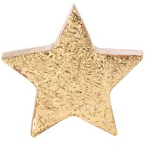 Artikel Deko-Sterne Holz goldfarben Ø 5 cm 9er Set für Tischdekoration