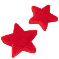 Artikel Deko-Sterne rot beflockt 4–5 cm 40 Stück
