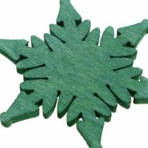 Artikel Streudeko Weihnachten Stern Grün, Weiß Sortiert 4cm 72St