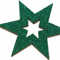 Artikel Streudeko Stern Grün 3-5cm 48St