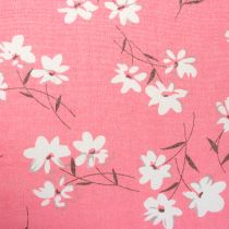 Artikel Dekostoff Blumen Pink 30cm x 3m