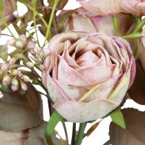 Kunstblumenstrauß Kunstblumen Künstliche Rosen Antik 30cm