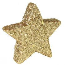 Artikel Streu-Sterne Hellgold Glimmer 4-5cm 40St