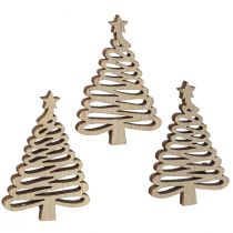 Artikel Streudeko Weihnachten Tannenbaum Natur 3x4,5cm 72 St