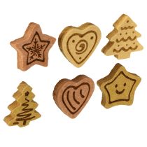 Artikel Streudeko Weihnachten Tischdeko Holzfaser Sortiert 4cm 12St