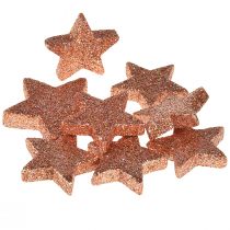 Artikel Streudeko Sterne Rosa Ø4/5cm aus Styropor mit Glitter 40 Stück