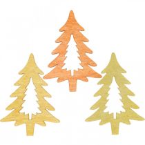 Artikel Streudeko Weihnachten Tannenbaum Orange 4cm 72St