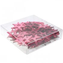 Artikel Holzsterne Deko Streudeko Weihnachten Lila H4cm 72 St