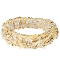 Artikel Strohring Kranzrohling aus Naturstroh 15 cm x 3 cm für DIY-Kranzgestaltung