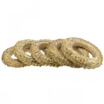 Artikel Strohkranz Ø35cm Natur - Dekokranz für Basteln & Advent, 5er Set