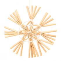 Artikel Christbaumschmuck Strohsterne Set 25 Stk. Natur 5–6 cm