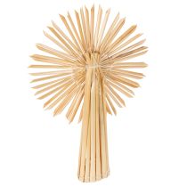 Artikel Strohstern-Set aus 35 Figuren und Sternen für Christbaumschmuck, naturfarben