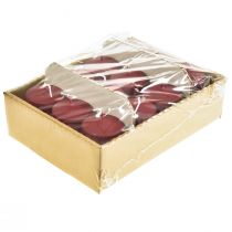 Artikel Stumpenkerzen H70mm Ø50mm Kerzen Altrot 12 St