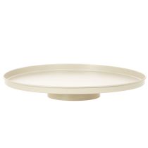 Artikel Dekoplatte Metall beige rund 41 cm