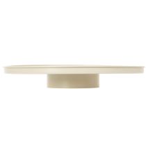 Artikel Dekoplatte Metall beige rund 41 cm