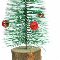 Artikel Tannenbäume Grün beschneit 20cm Ø6cm aus Holz und Kunststoff 4 Stück