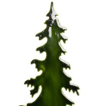Artikel Deko Tannenbaum Metall grün auf Holzfuss 46cm Tischdekoration Weihnachten