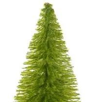 Artikel Künstliche Mini-Tannenbäume mit Holzfuss 16 cm 6er-Set in Grün, Rot und Orange für Innenbereich