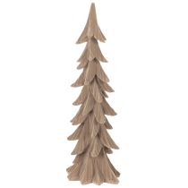Artikel Deko Tannenbaum beflockt Kunststoff 44cm Braun