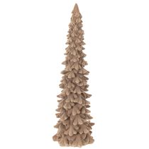 Artikel Deko Tannenbaum beflockt Kunststoff 34cm Braun für Innenbereich