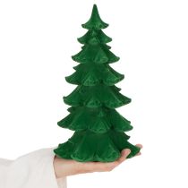 Artikel Tannenbaum Dekoration aus Kunststoff beflockt 27 cm grün für festliche Tischdekoration