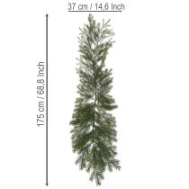 Artikel Deko-Tannenzweig künstlich 175 cm Grün für Innenbereich