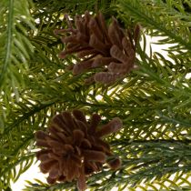 Artikel Nadelzweig-Girlande aus Kunststoff mit Zapfen, 218 cm, grün