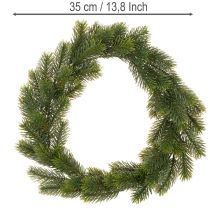 Artikel Türkranz aus künstlichem Tannengrün, 35 cm Durchmesser