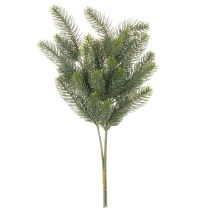 Artikel Künstlicher Tannenzweig aus Kunststoff grün 50cm 3 Stück für saisonale Dekorationen