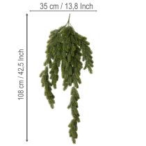 Artikel Künstlicher Tannenzweig 108 cm Grün für Innenbereich
